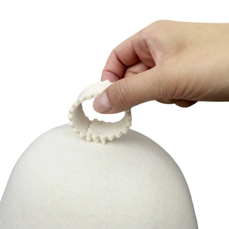 Premium Merino Wool Sauna Hat by Vikka